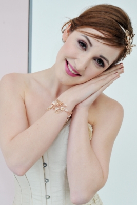 Hair accessories are from White Designs Bridal makeup artist